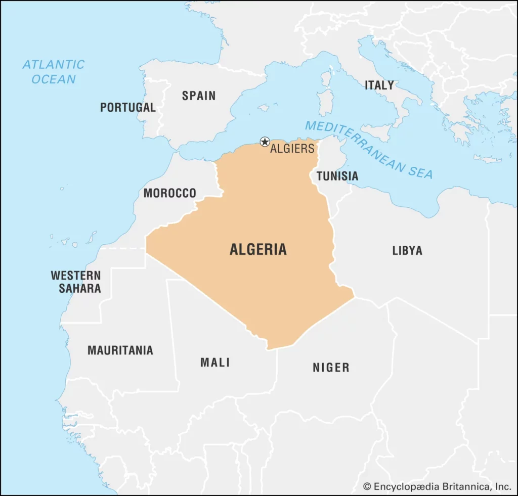 Algeria Map