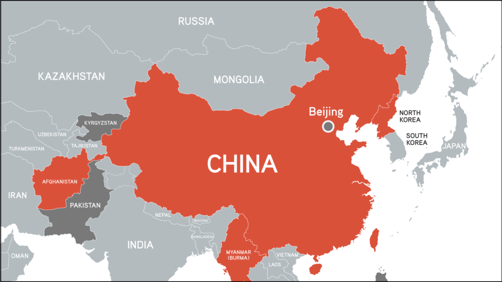 China Map 2023