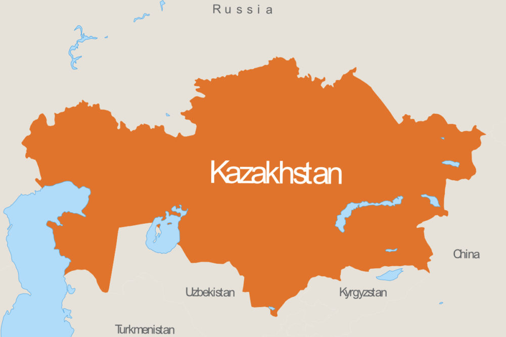 Kazakhstan Map 
