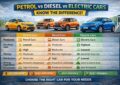 Difference between petrol, diesel, and electric cars